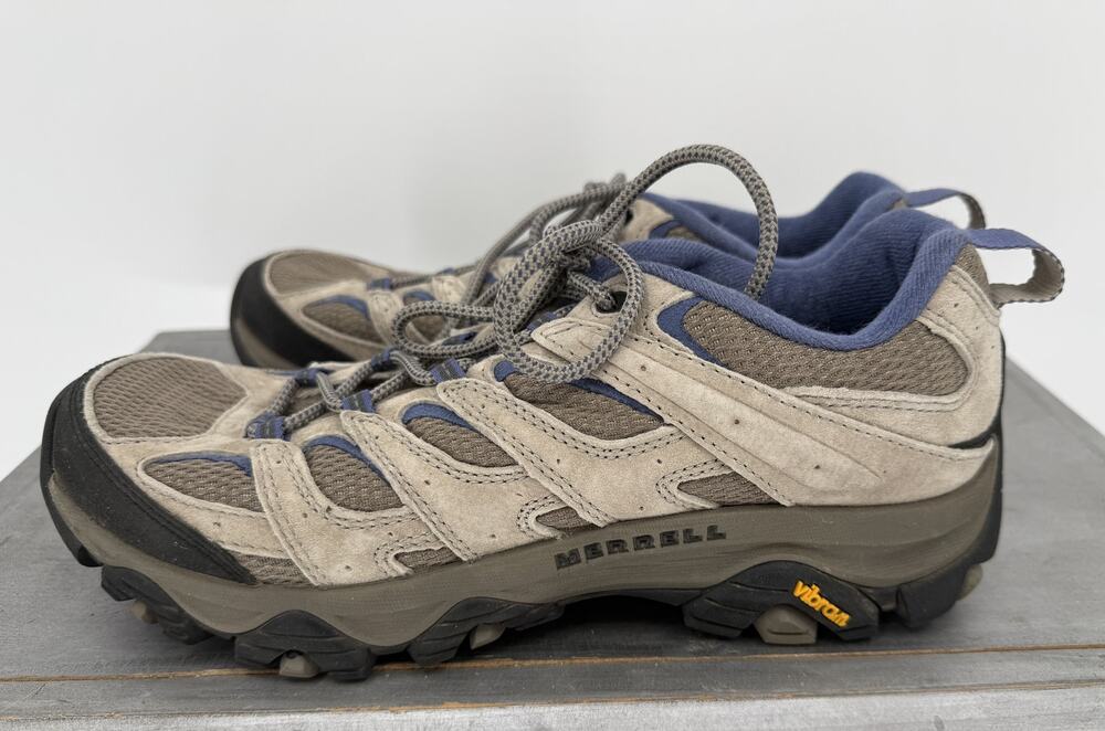 Merrell Moab 3 Vent Women's Hiking Shoes Aluminum/Marlin Leather US 11 Vibram